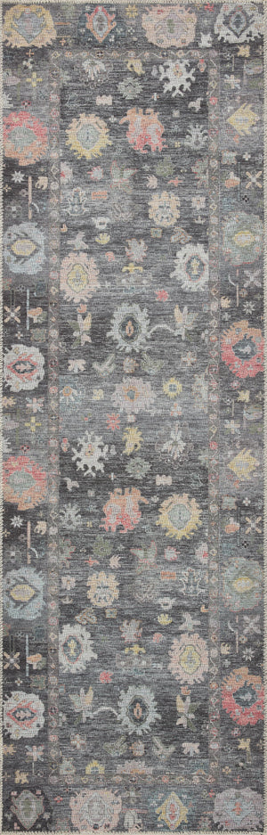Loloi II Elysium Collection Charcoal / Multi 9'-6" X 14' Area Rug