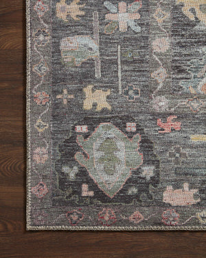 Loloi II Elysium Collection Charcoal / Multi 9'-6" X 14' Area Rug