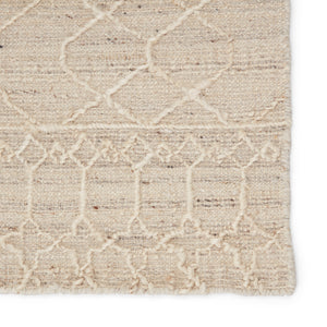 Jaipur Living Celia Natural Geometric Cream/ Gray Area Rug (10'X14')