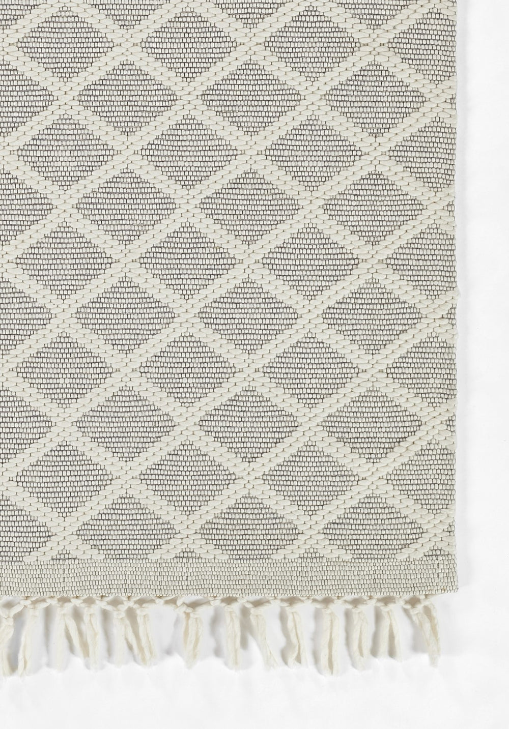 Momeni Ember EMR-2 Hand Woven Contemporary Geometric Indoor Area Rug Ivory 9' x 12' EMBEREMR-2IVY90C0