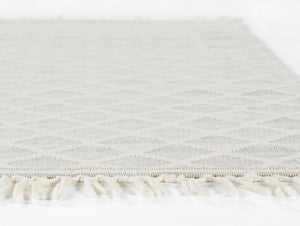 Momeni Ember EMR-2 Hand Woven Contemporary Geometric Indoor Area Rug Ivory 9' x 12' EMBEREMR-2IVY90C0