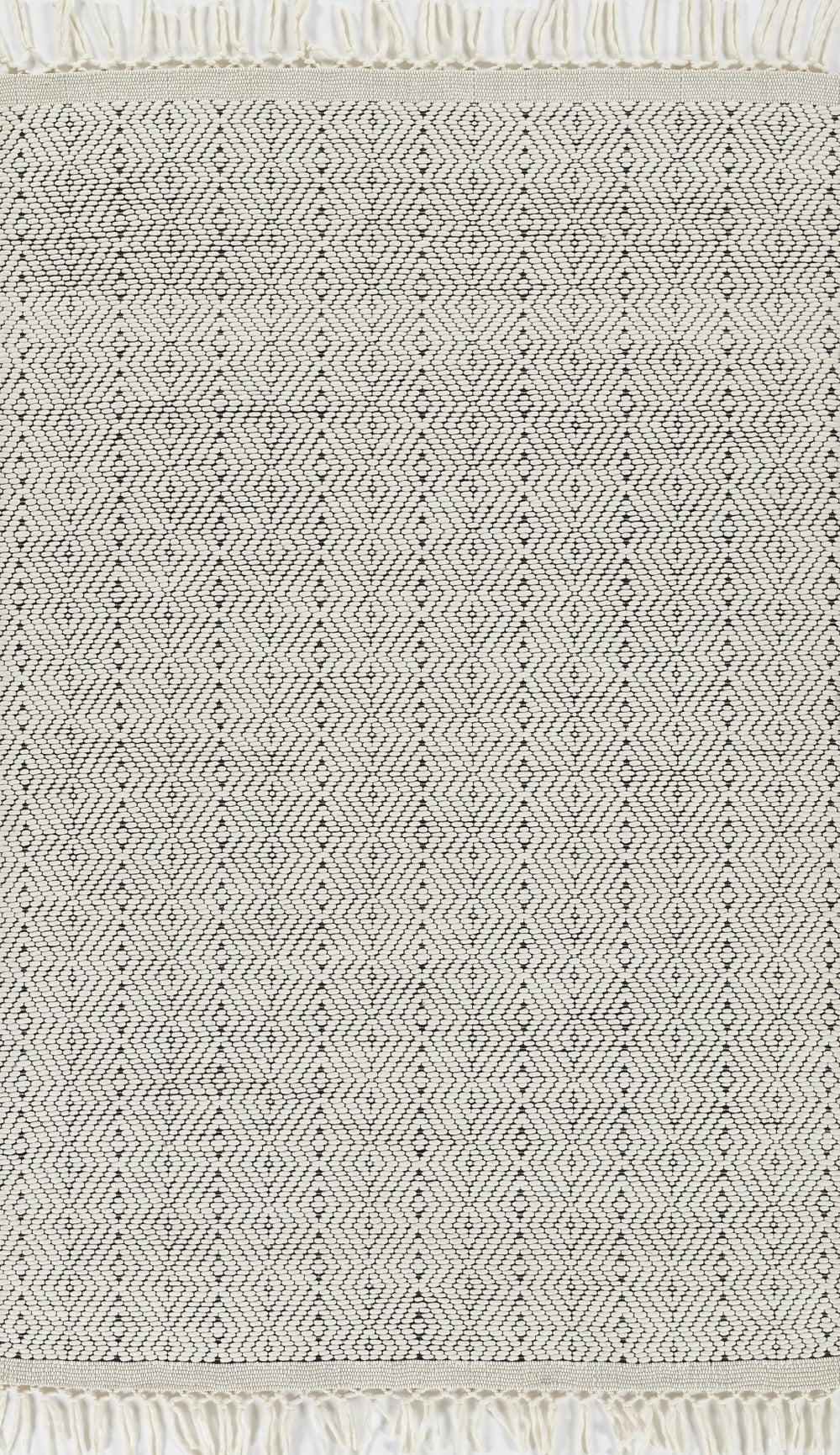 Momeni Ember EMR-3 Hand Woven Contemporary Geometric Indoor Area Rug Ivory 9' x 12' EMBEREMR-3IVY90C0