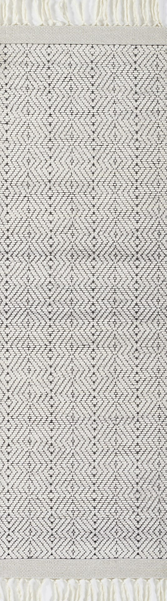Momeni Ember EMR-3 Hand Woven Contemporary Geometric Indoor Area Rug Ivory 9' x 12' EMBEREMR-3IVY90C0