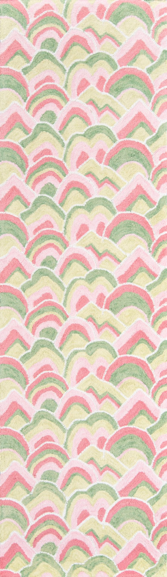Momeni Madcap Cottage Embrace Adventure EMB-1 Hand Hooked Contemporary Geometric Indoor Area Rug Pink 8' x 10' EMBRAEMB-1PNK80A0