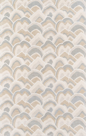 Momeni Madcap Cottage Embrace Adventure EMB-1 Hand Hooked Contemporary Geometric Indoor Area Rug Taupe 8' x 10' EMBRAEMB-1TAU80A0