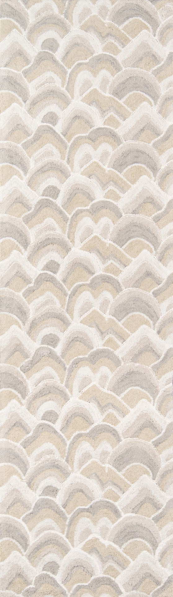 Momeni Madcap Cottage Embrace Adventure EMB-1 Hand Hooked Contemporary Geometric Indoor Area Rug Taupe 8' x 10' EMBRAEMB-1TAU80A0