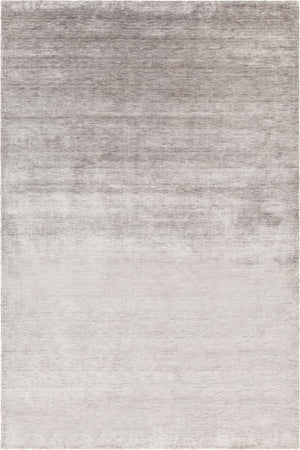 Chandra Rugs Emely 100% Viscose Hand-Woven Solid Rug Grey 7'9 x 10'6