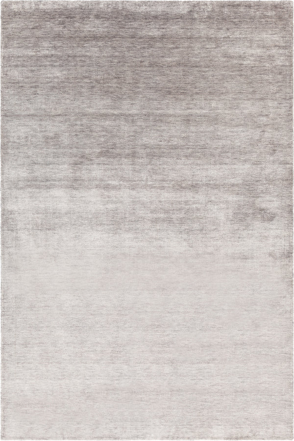 Chandra Rugs Emely 100% Viscose Hand-Woven Solid Rug Grey 7'9 x 10'6
