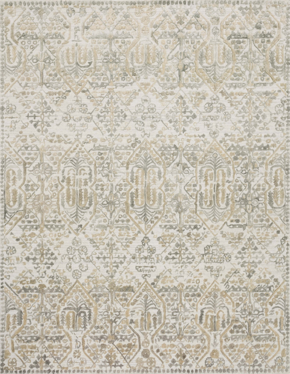Loloi Emmett EMM-04 Viscose, Cotton, Wool, Polyester, Other Fibers Hand Loomed Transitional Rug EMMEEMM-04IVNA5686