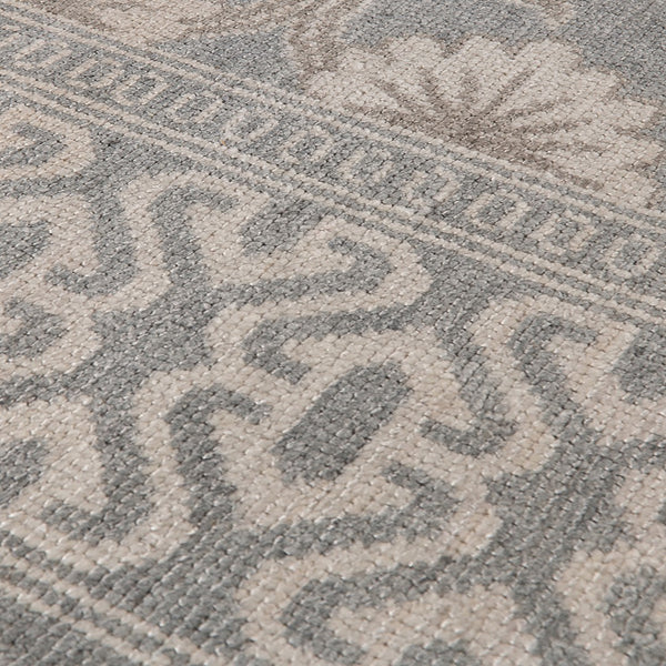 AMER Rugs Empress EMP-2 Hand-Knotted Bordered Classic Area Rug Gray 10' x 14'