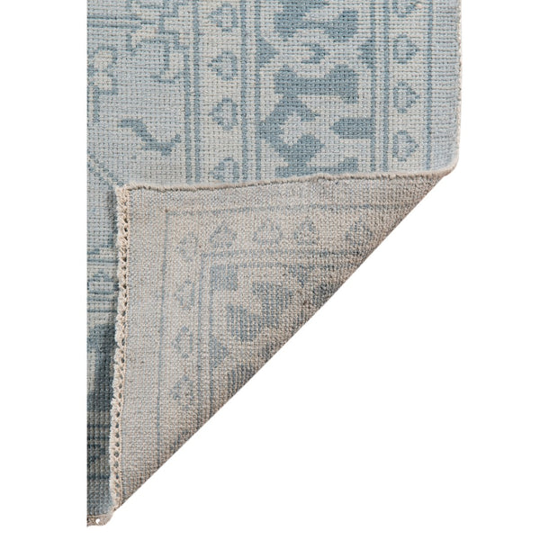 AMER Rugs Empress EMP-9 Hand-Knotted Bordered Classic Area Rug Sky Blue 10' x 14'