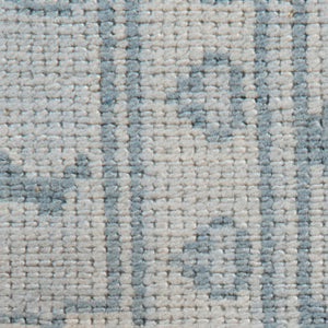 AMER Rugs Empress EMP-9 Hand-Knotted Bordered Classic Area Rug Sky Blue 10' x 14'