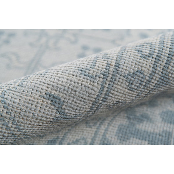 AMER Rugs Empress EMP-9 Hand-Knotted Bordered Classic Area Rug Sky Blue 10' x 14'