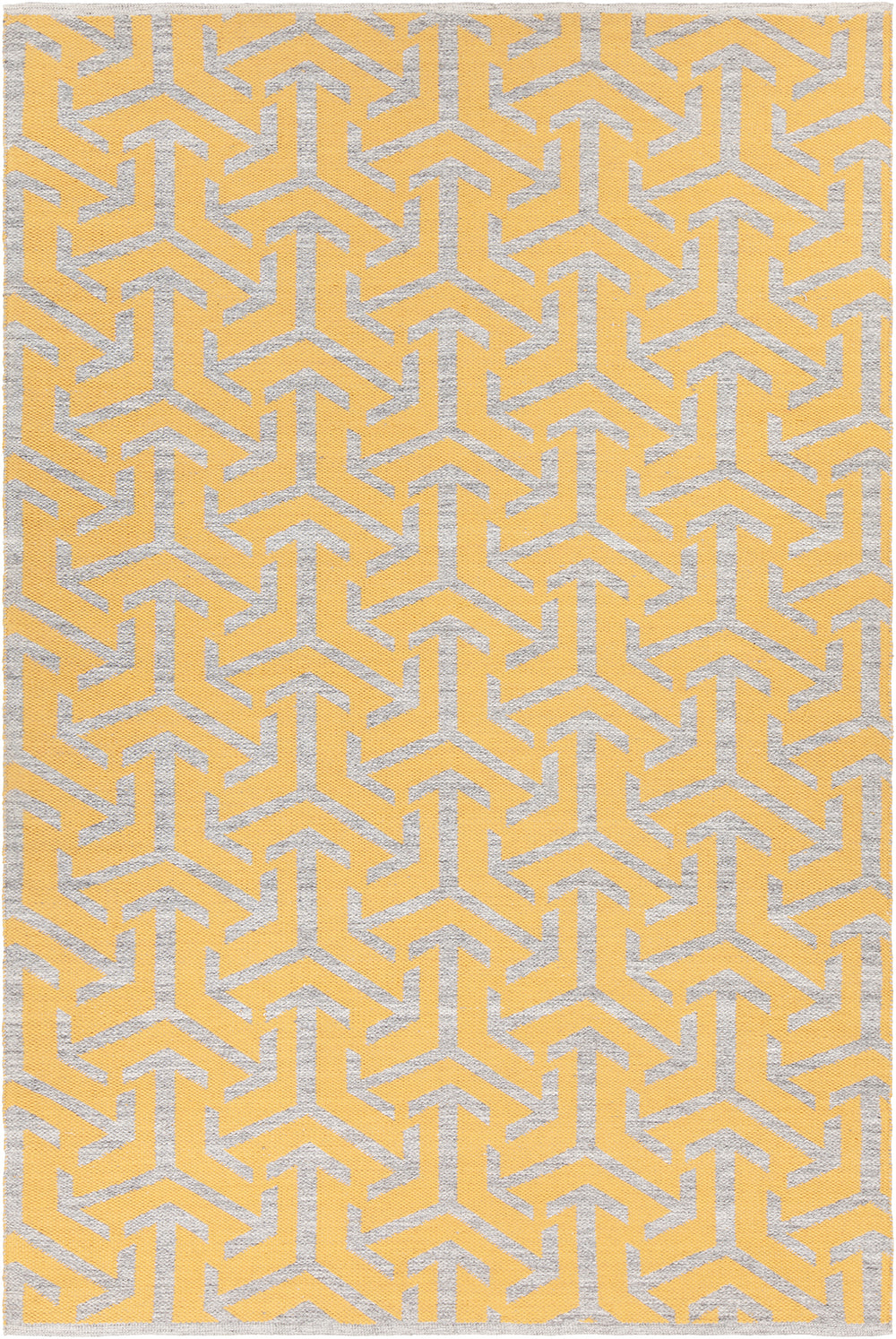 Chandra Rugs Enaya 100% Recycled Polyester Hand-Woven Contemporary Rug Blue/Beige 7'9 x 10'6