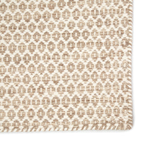 Jaipur Living Pompano Handmade Trellis Beige/ Ivory Area Rug (12'X15')