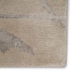 Nikki Chu by Jaipur Living Avondale Handmade Abstract White/ Gray Area Rug (10'X14')