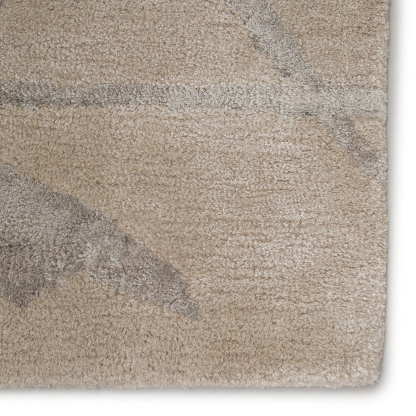 Nikki Chu by Jaipur Living Avondale Handmade Abstract White/ Gray Area Rug (10'X14')