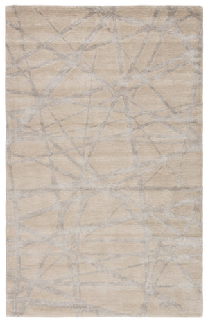 Nikki Chu by Jaipur Living Avondale Handmade Abstract White/ Gray Area Rug (10'X14')