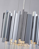 Bethel Chrome Single Pendant Lighting in Stainless Steel & Crystal