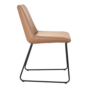 Moe's Home Villa Dining Chair Light Brown-M2 EQ-1010-21