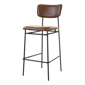 Moe's Home Sailor Bar Stool Dark Brown EQ-1014-20