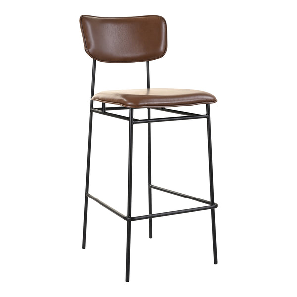 Moe's Home Sailor Bar Stool Dark Brown EQ-1014-20
