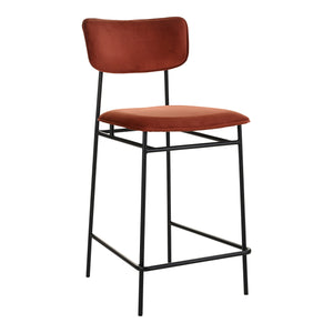 Moe's Home Sailor Counter Stool Amber EQ-1015-06