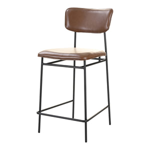 Moe's Home Sailor Counter Stool Dark Brown EQ-1015-20