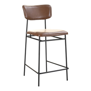 Moe's Home Sailor Counter Stool Dark Brown EQ-1015-20