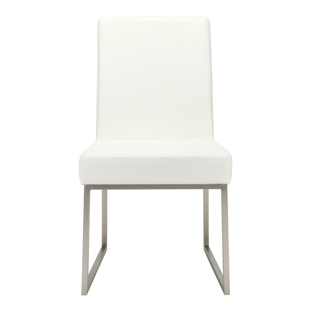 Moe's Home Tyson Dining Chair White-M2