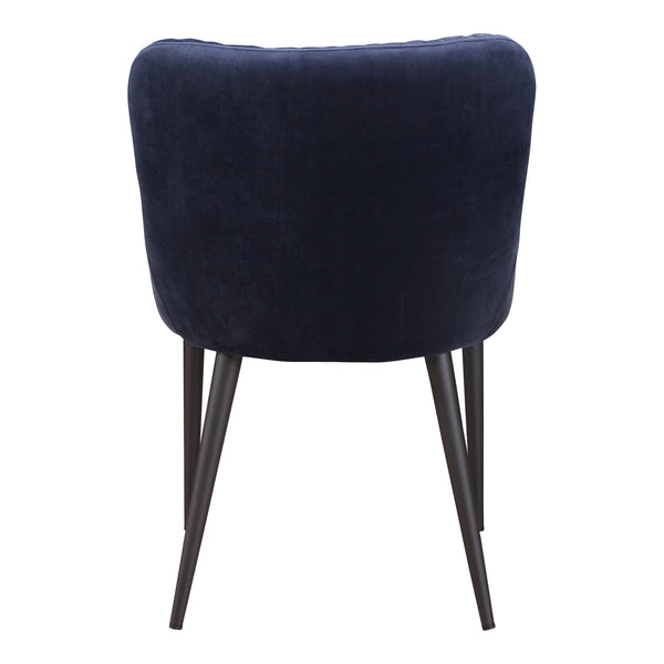 Moe's Home Etta Dining Chair Dark Blue