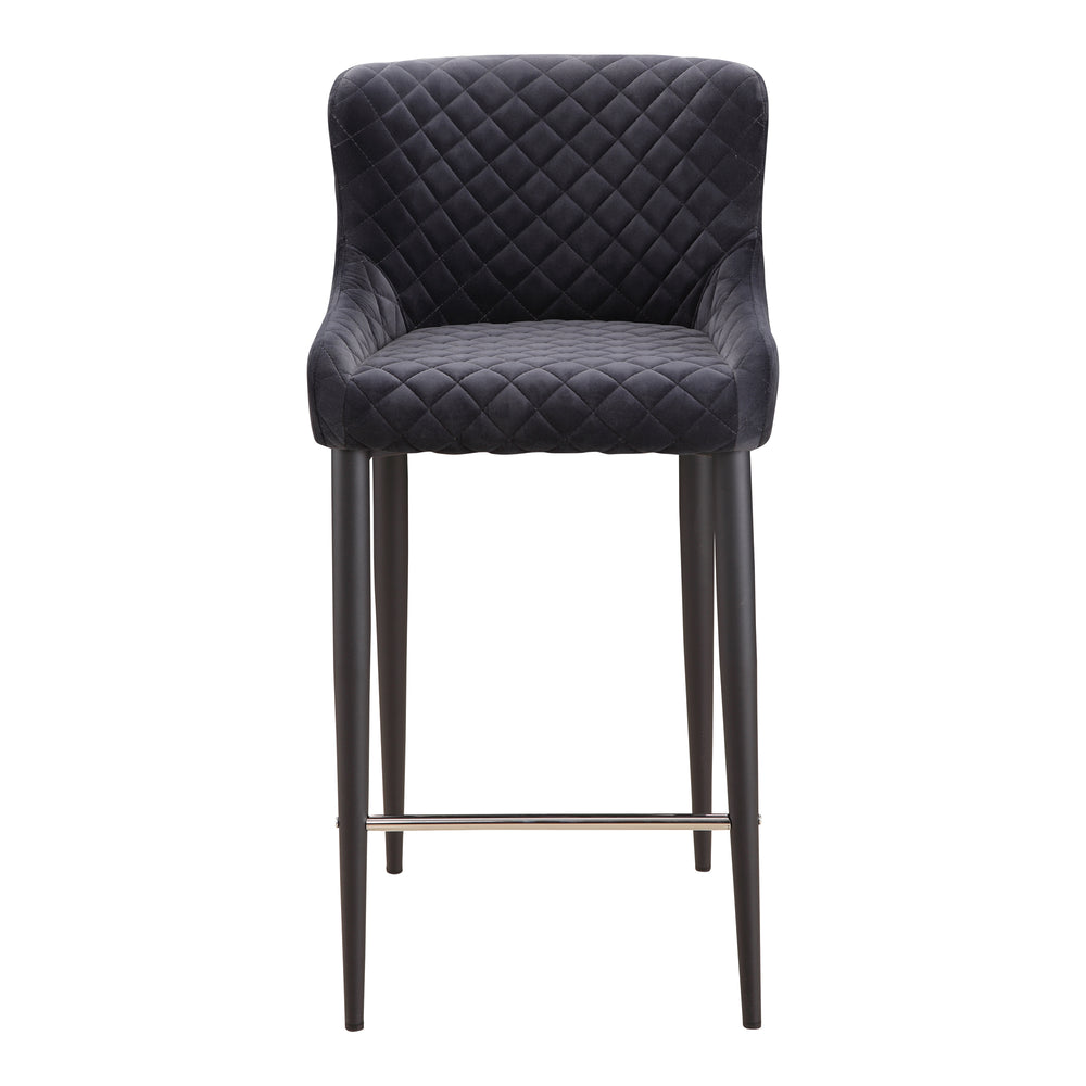 Moe's Home Etta Counter Stool Dark Grey