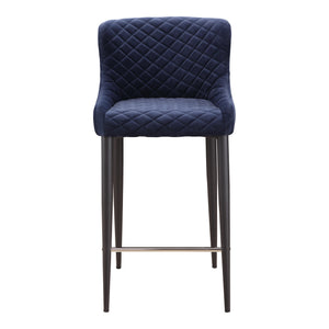 Moe's Home Etta Counter Stool Dark Blue