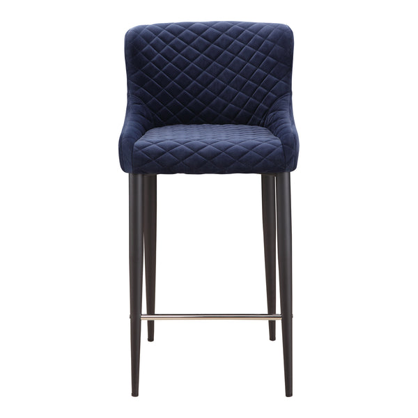 Moe's Home Etta Counter Stool Dark Blue
