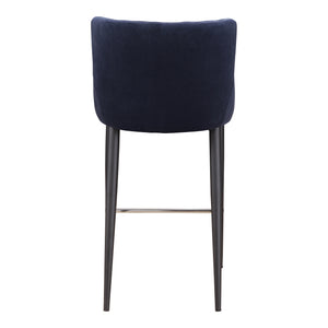 Moe's Home Etta Counter Stool Dark Blue