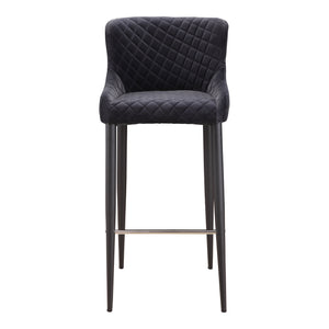 Moe's Home Etta Barstool Dark Grey