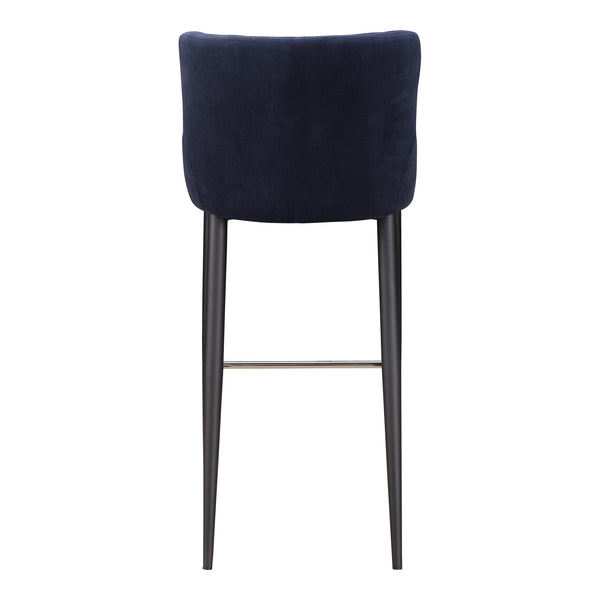 Moe's Home Etta Barstool Dark Blue