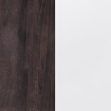 English Elm EE1784 Rustic Commercial Grade Wood Barstool - Set of 2 White Wash EEV-13497