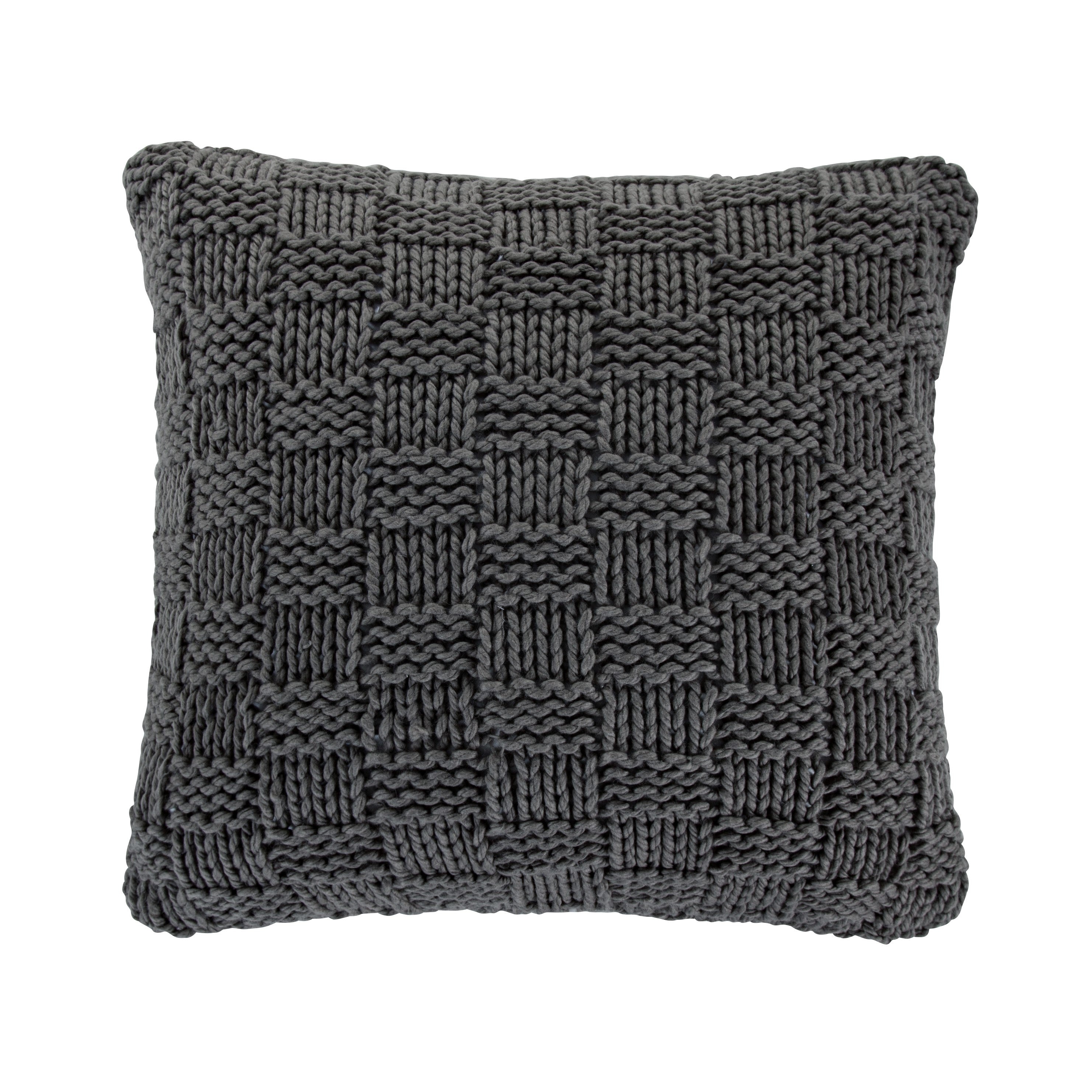HiEnd Accents Chess Knit Euro Sham - Thumbnail 4