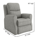 Southern Motion Mimi 94095 Transitional 31" Wide  Lay Flat Lift Recliner 94095 119-60