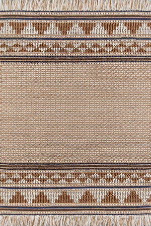 Momeni Esme ESM-2 Hand Woven Transitional Geometric Indoor Area Rug Ivory 8' x 10' ESME0ESM-2IVY80A0