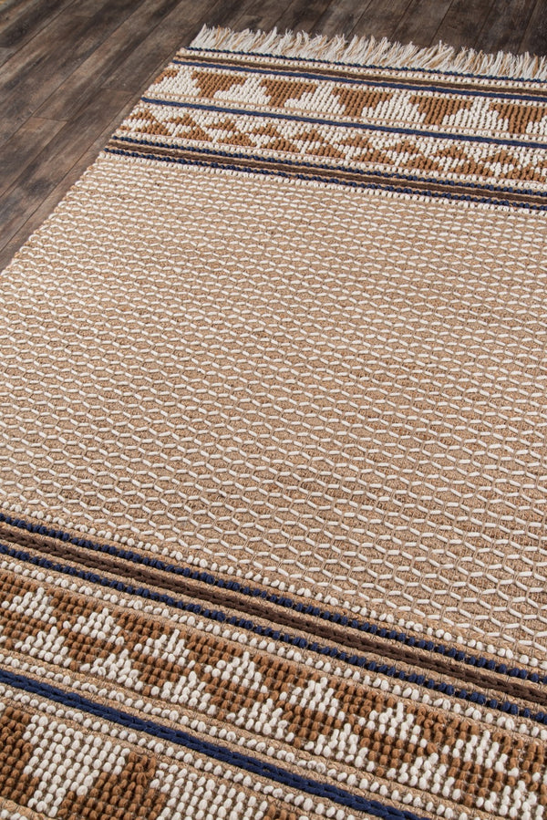 Momeni Esme ESM-2 Hand Woven Transitional Geometric Indoor Area Rug Ivory 8' x 10' ESME0ESM-2IVY80A0