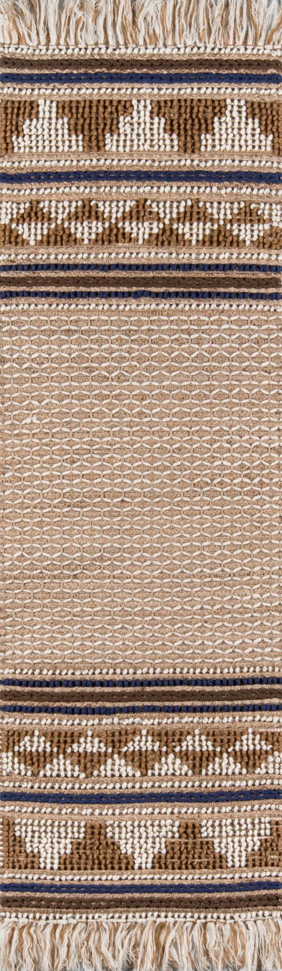 Momeni Esme ESM-2 Hand Woven Transitional Geometric Indoor Area Rug Ivory 8' x 10' ESME0ESM-2IVY80A0