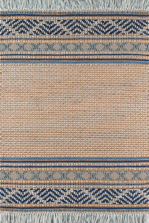 Momeni Esme ESM-4 Hand Woven Transitional Geometric Indoor Area Rug Blue 8' x 10' ESME0ESM-4BLU80A0