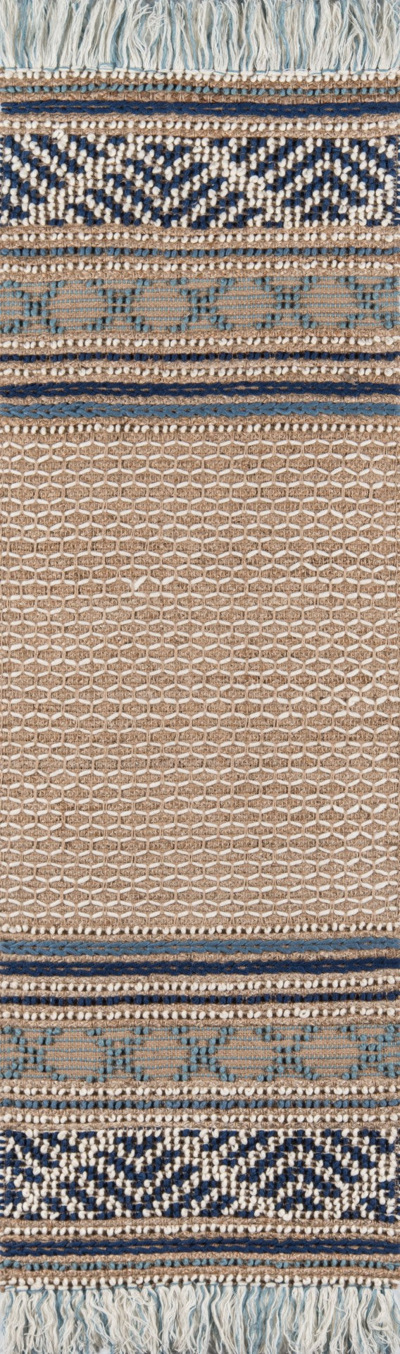 Momeni Esme ESM-4 Hand Woven Transitional Geometric Indoor Area Rug Blue 8' x 10' ESME0ESM-4BLU80A0