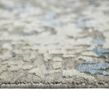 AMER Rugs Essence ESS-2 Hand-Knotted Abstract Transitional Area Rug Blue 10' x 14'