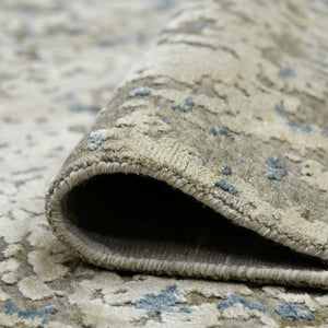 AMER Rugs Essence ESS-2 Hand-Knotted Abstract Transitional Area Rug Blue 10' x 14'