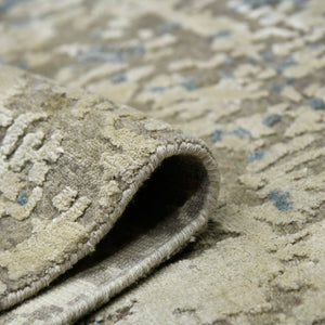 AMER Rugs Essence ESS-2 Hand-Knotted Abstract Transitional Area Rug Blue 10' x 14'