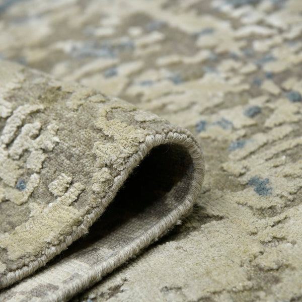 AMER Rugs Essence ESS-2 Hand-Knotted Abstract Transitional Area Rug Blue 10' x 14'