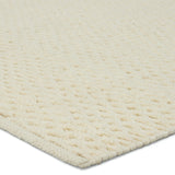 Jaipur Living Easton Windcroft EST01 Handwoven 100% Wool Solid Area Rug Cream 100% Wool RUG154929